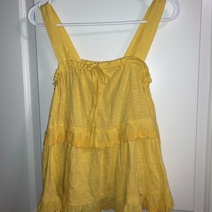 anthropology yellow tank